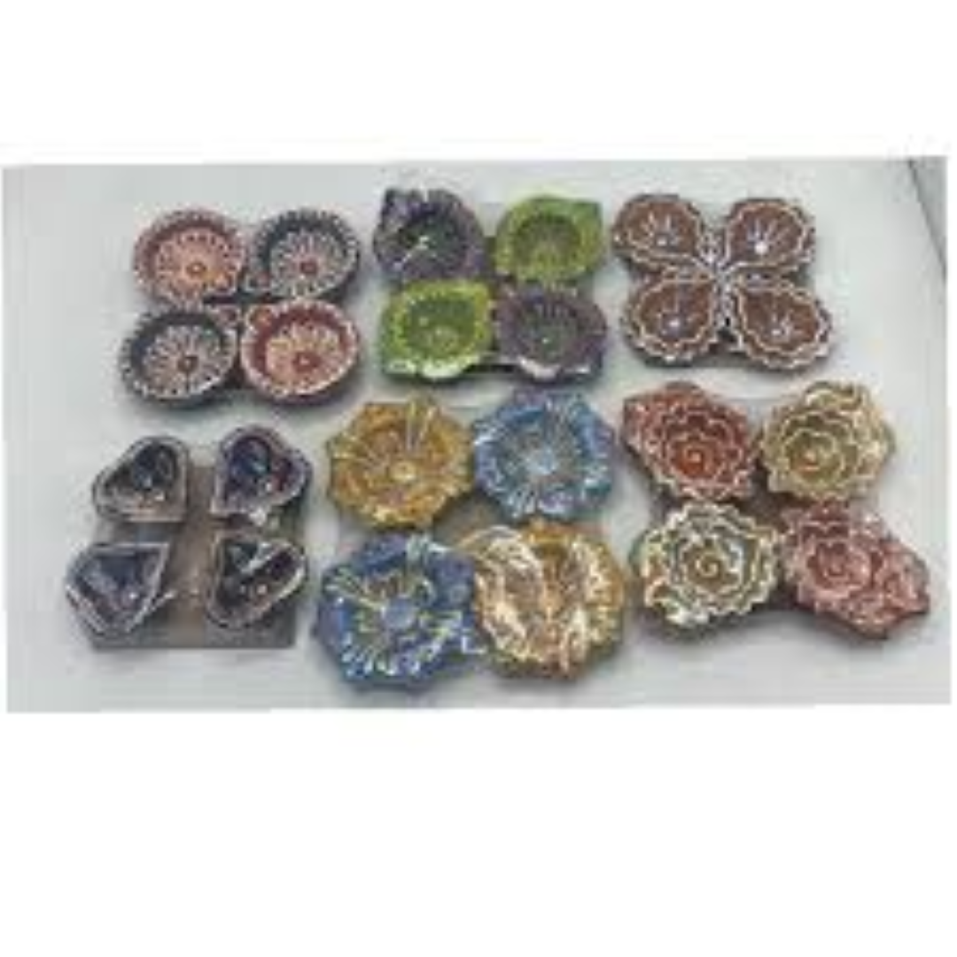 DIVA SET OF 4 ASST PRINTED SHRINK WRAP